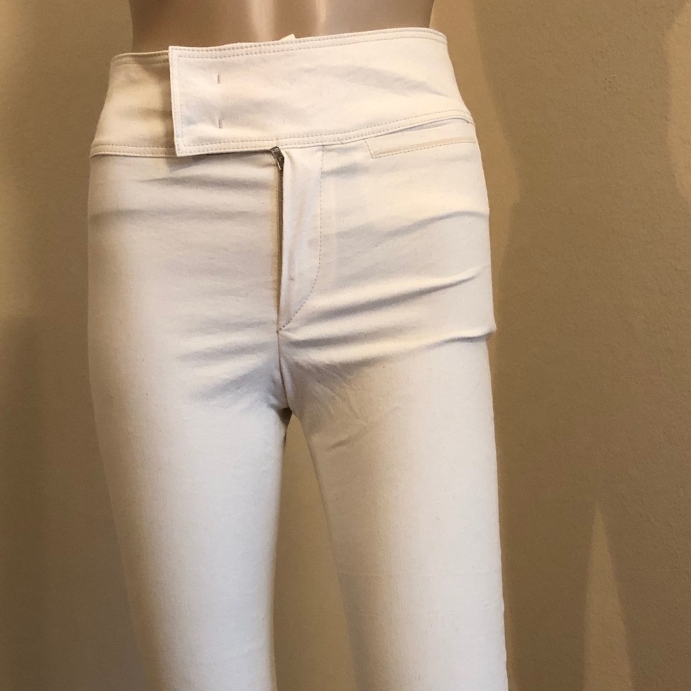 BRAND NEW ISABEL MARANT OFF WHITE SKINNY PANTS 2